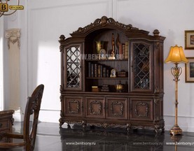 Классический шкаф книжный ДельМондо
